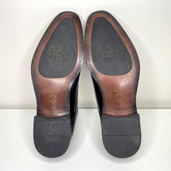 Vince Camuto Double Monk Strap Shoes Mens Sz 11 Gabriel Black Leather main image 10